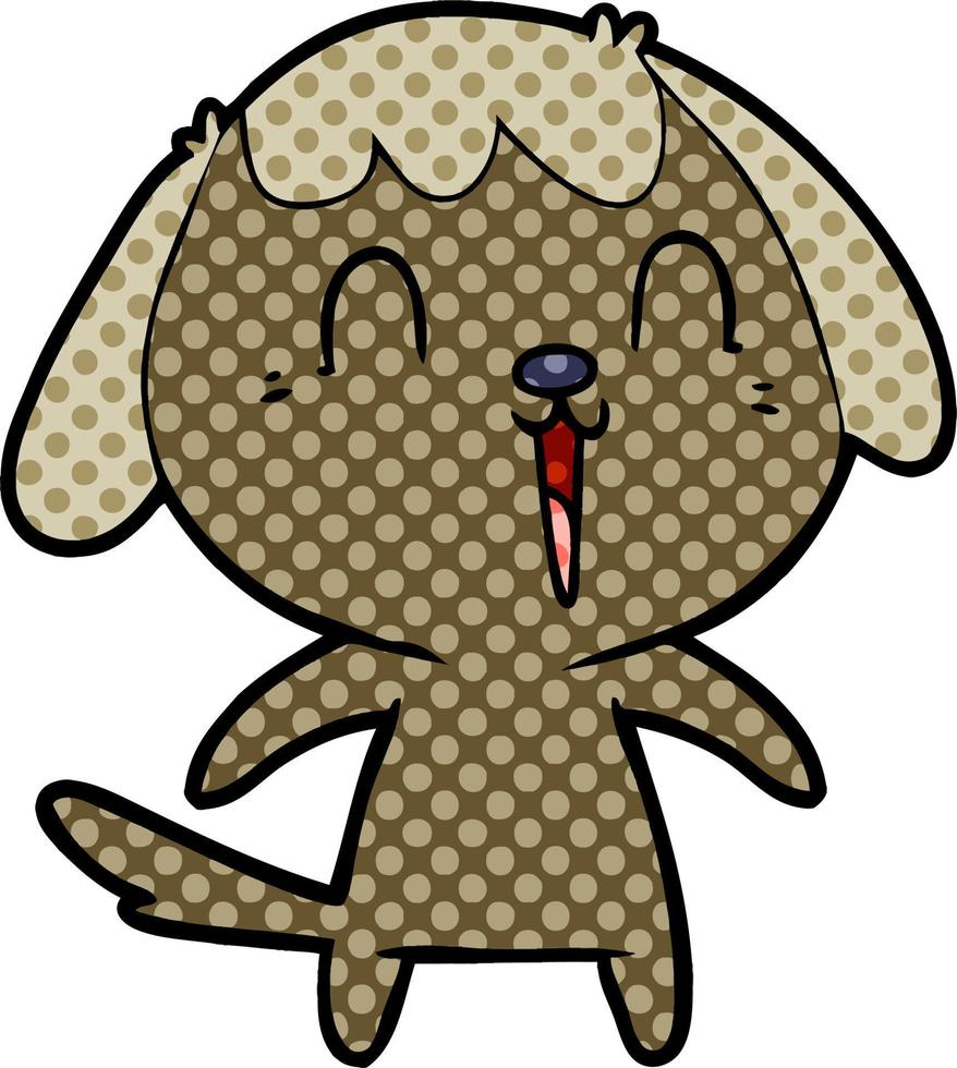 cute cartoon dog vector