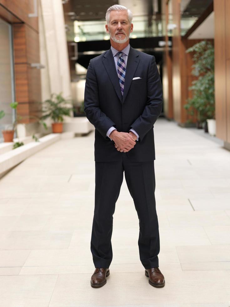 senior business man portrait photo