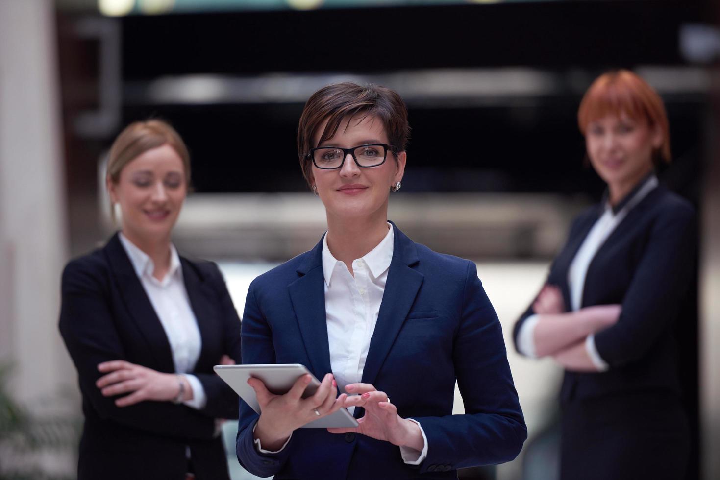 business woman team photo
