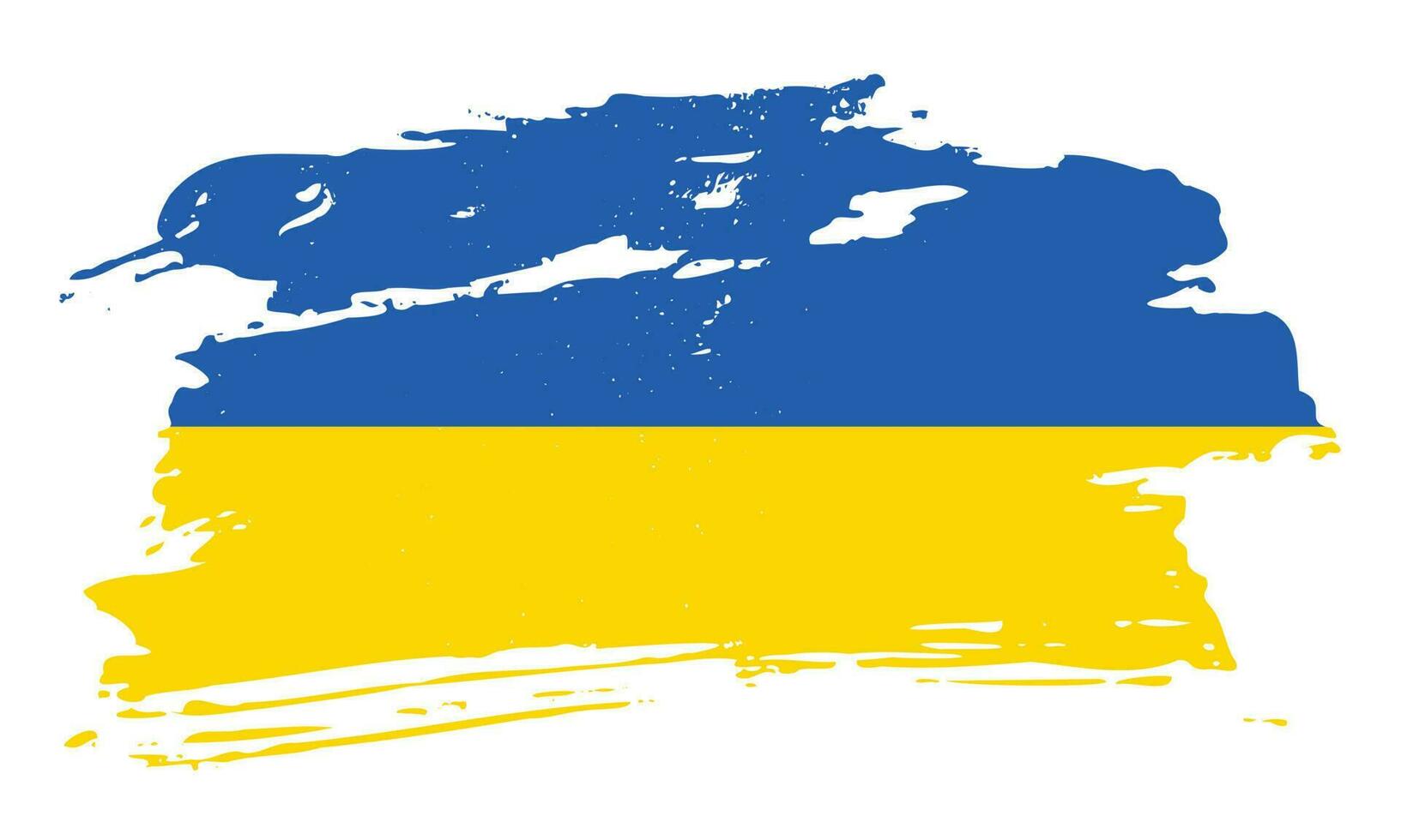 Best grunge texture abstract Ukraine flag vector