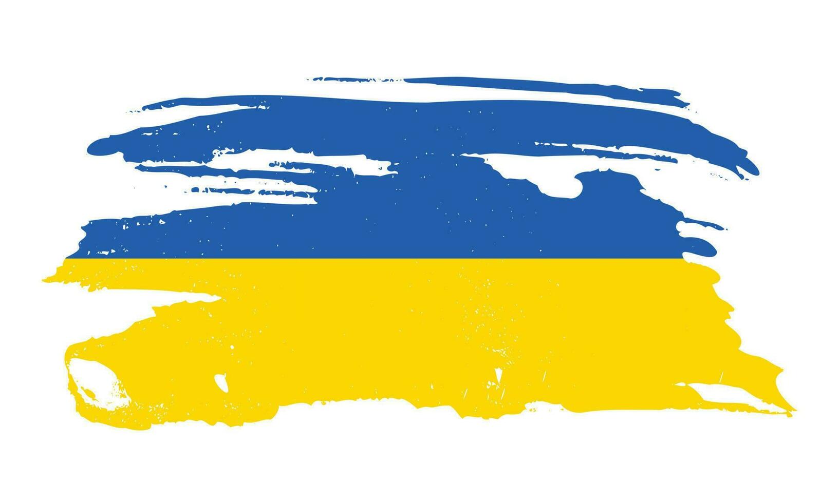 Creative abstract grunge texture Ukraine flag vector