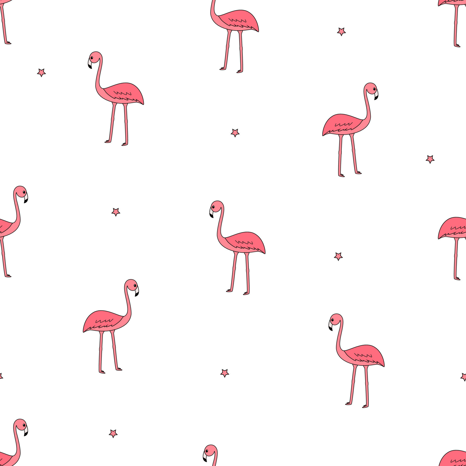 Peel and Stick Tropical Flamingo Wallpaper Self Adhesive  Etsy