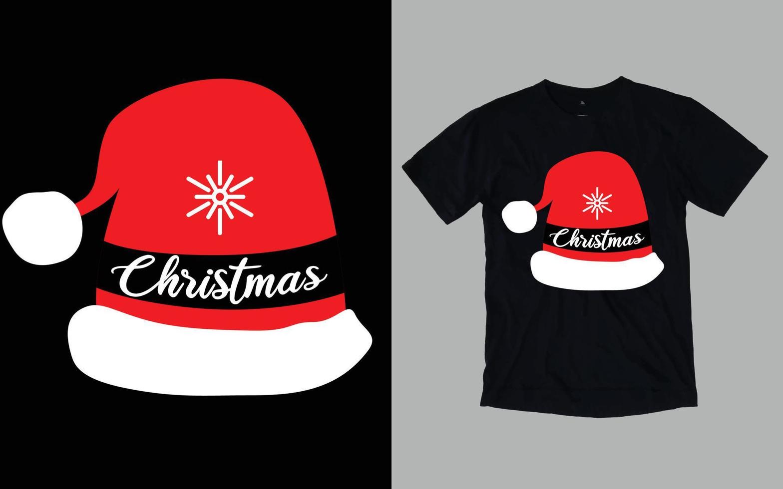 Christmas Day Typography and Graphic T-shirt Design vector