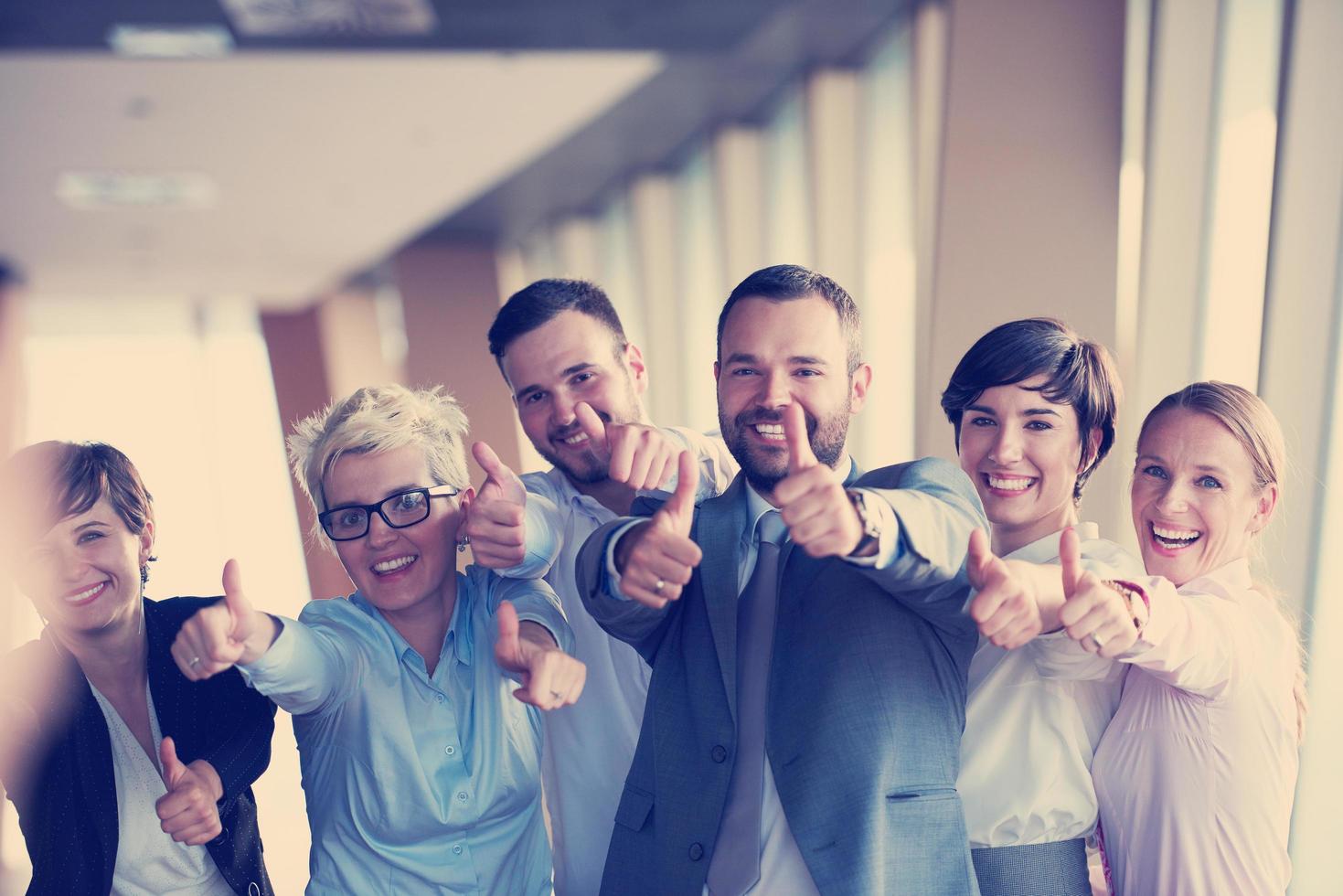 diverse business people group photo