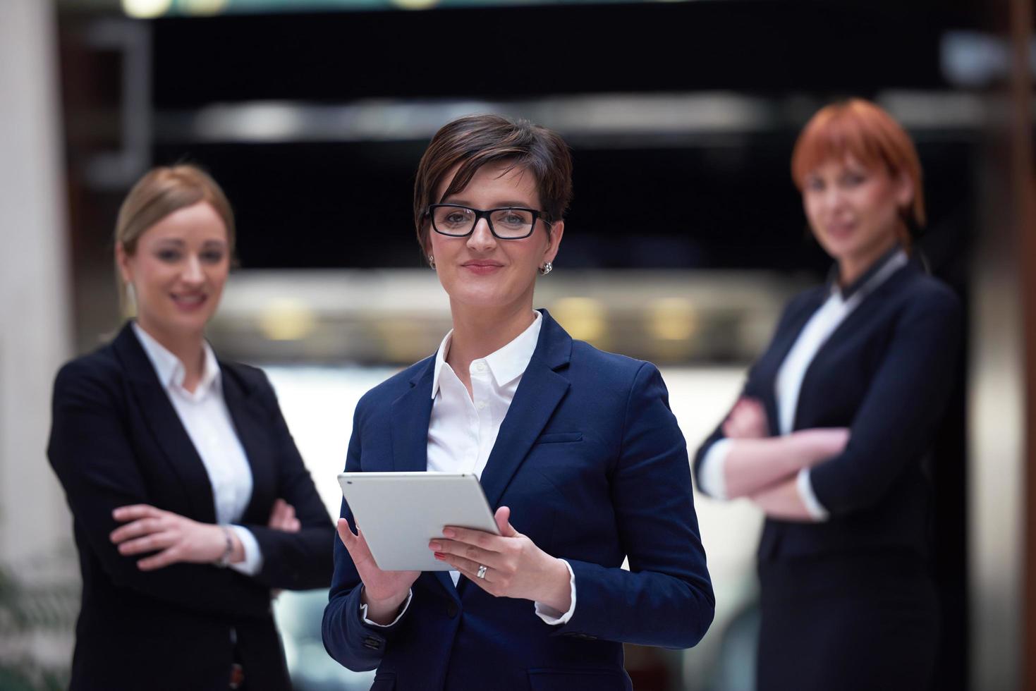 business woman team photo