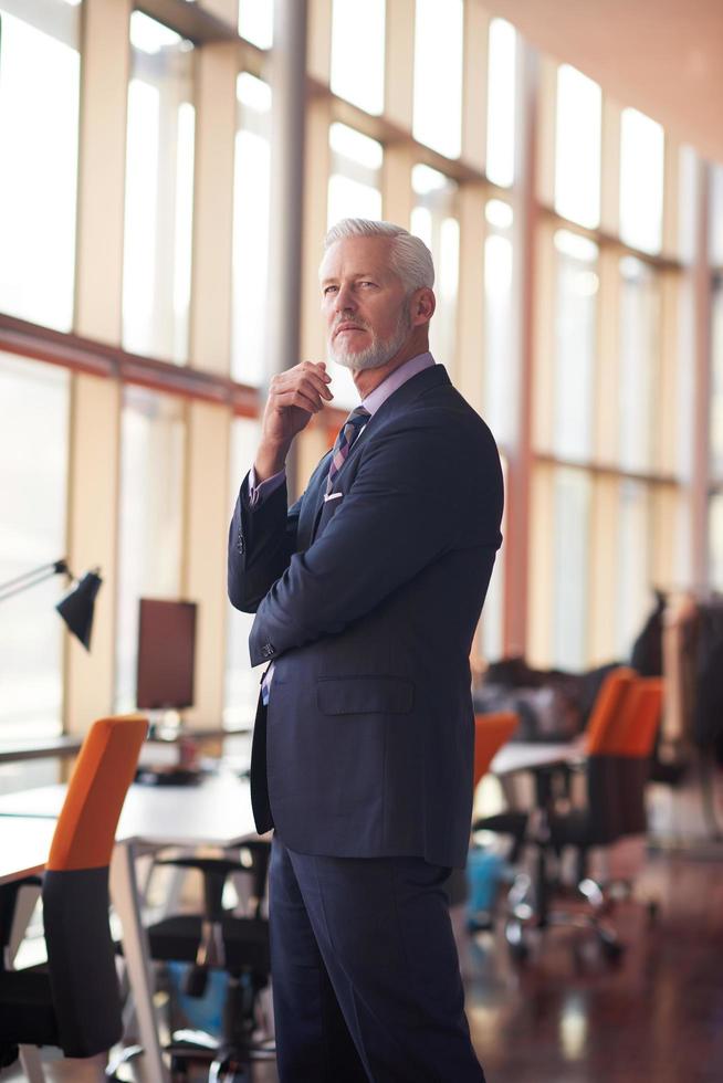 senior business man portrait photo