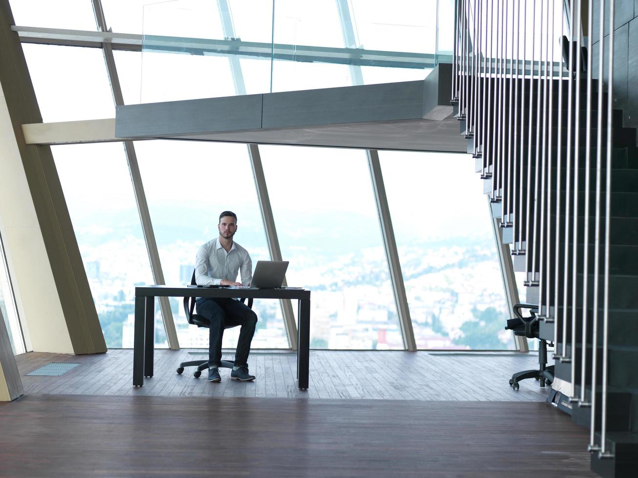 young business man at office photo