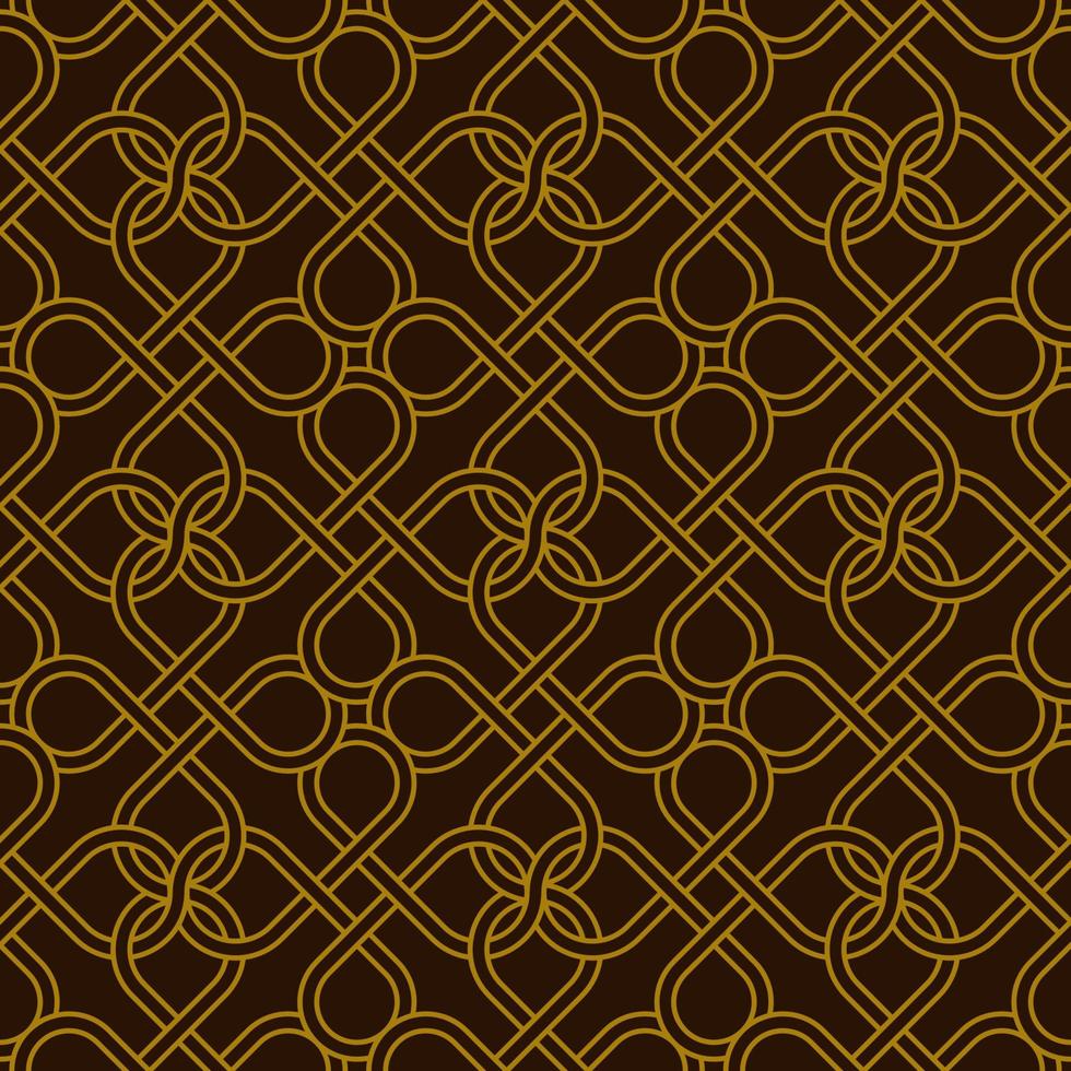 Celtic Knots Inspired Seamless Background vector
