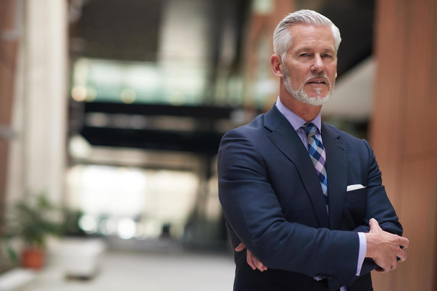 senior business man portrait photo