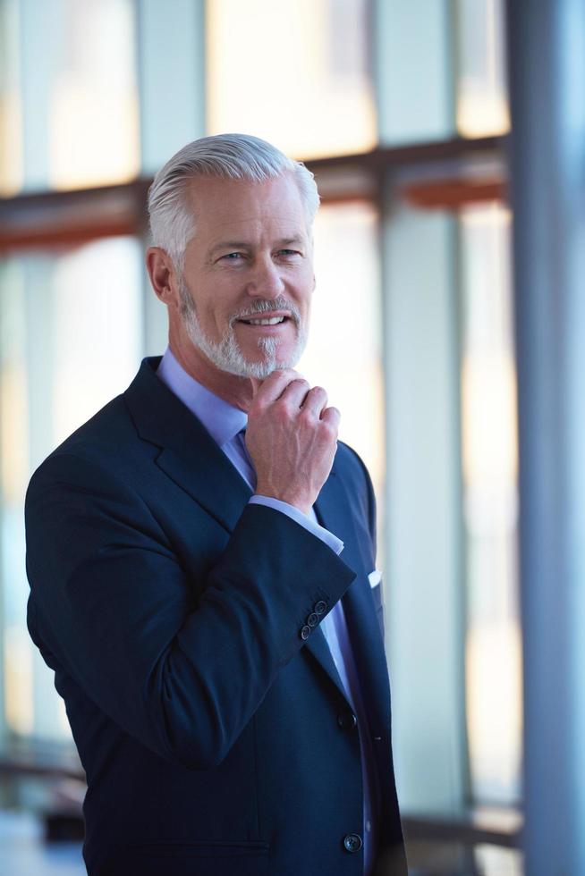 senior business man portrait photo
