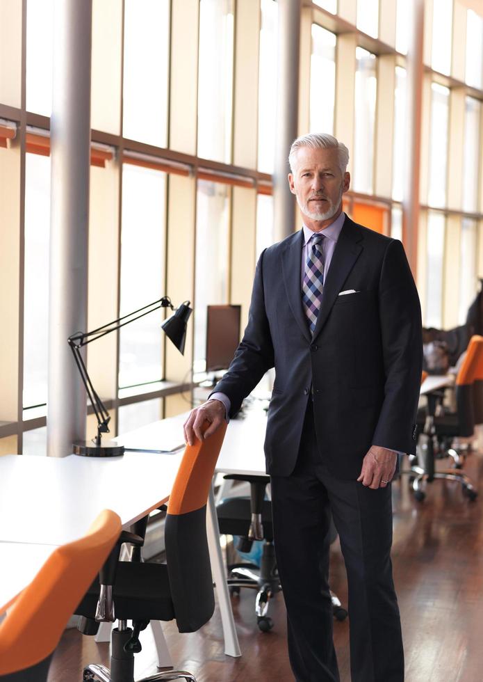 senior business man portrait photo