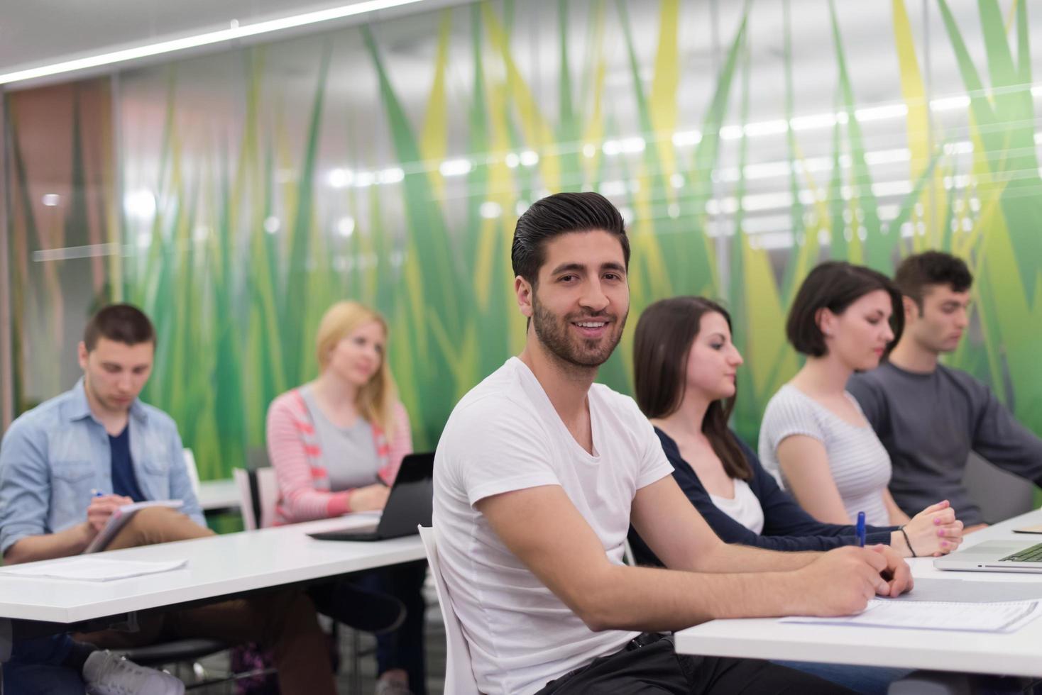 students group study photo