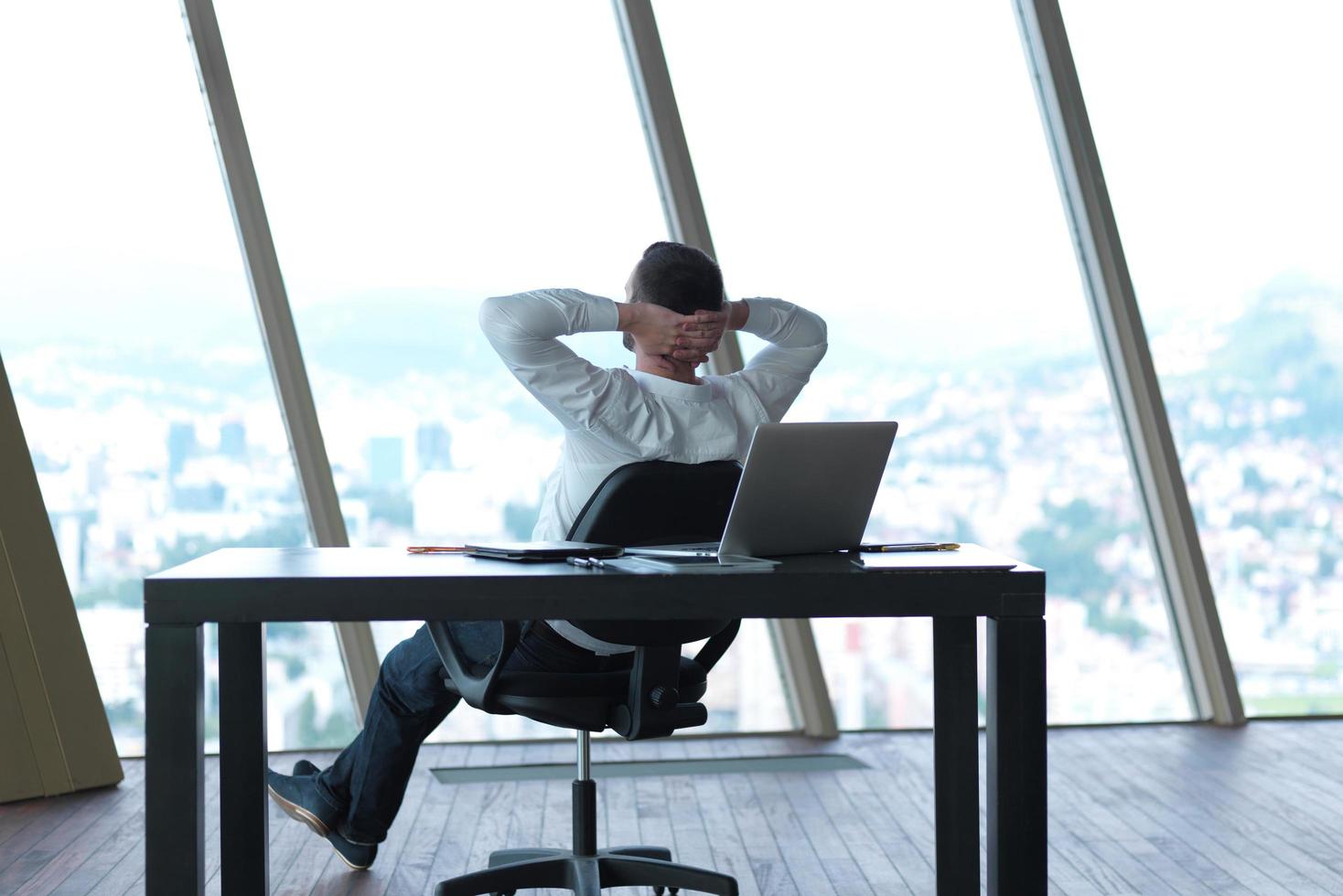 young business man at office photo