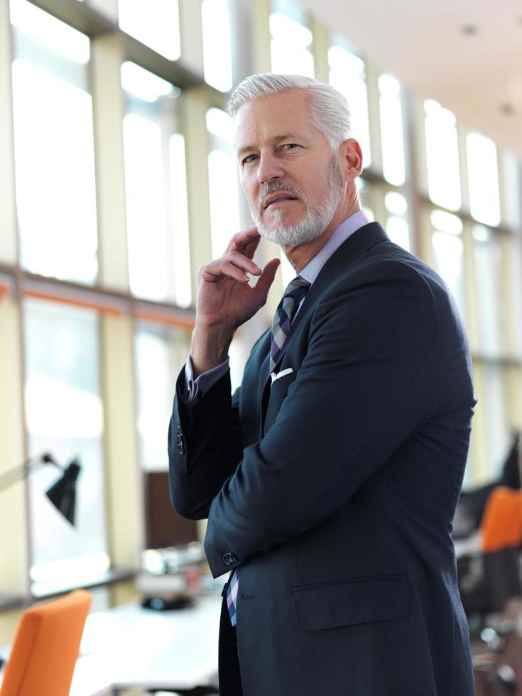 senior business man portrait photo