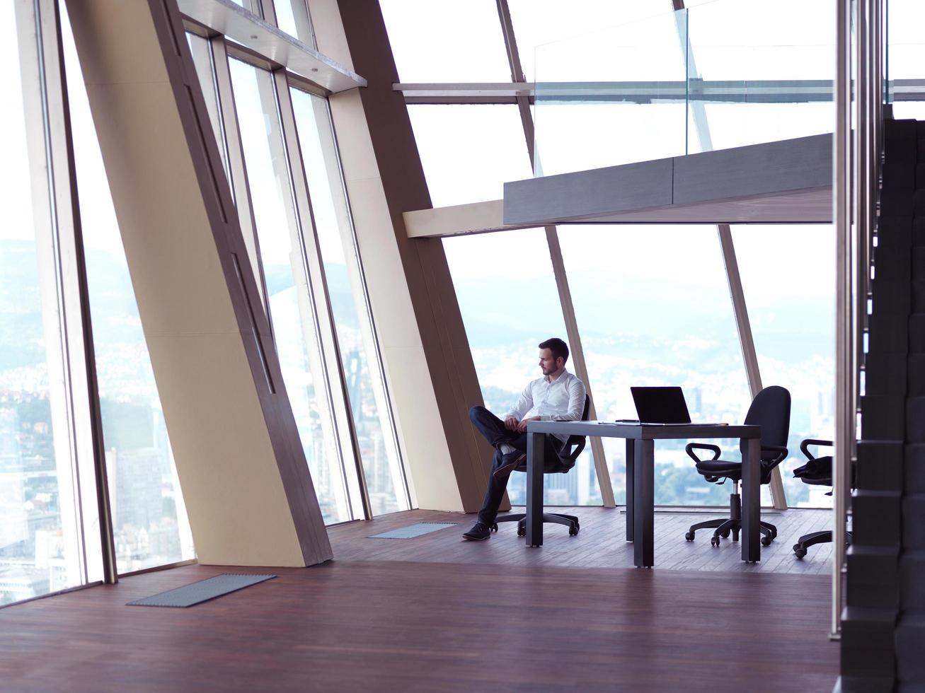 young business man at office photo