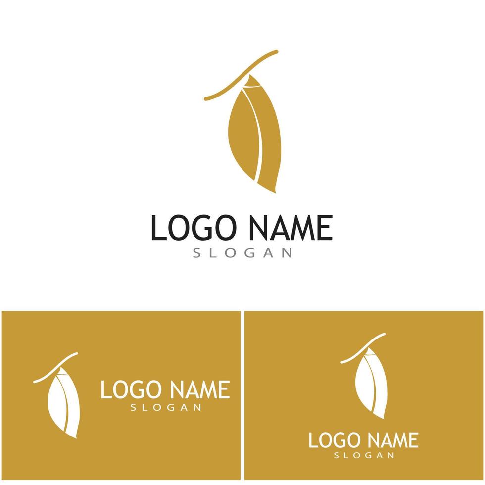 Cocoon illustration logo vector design
