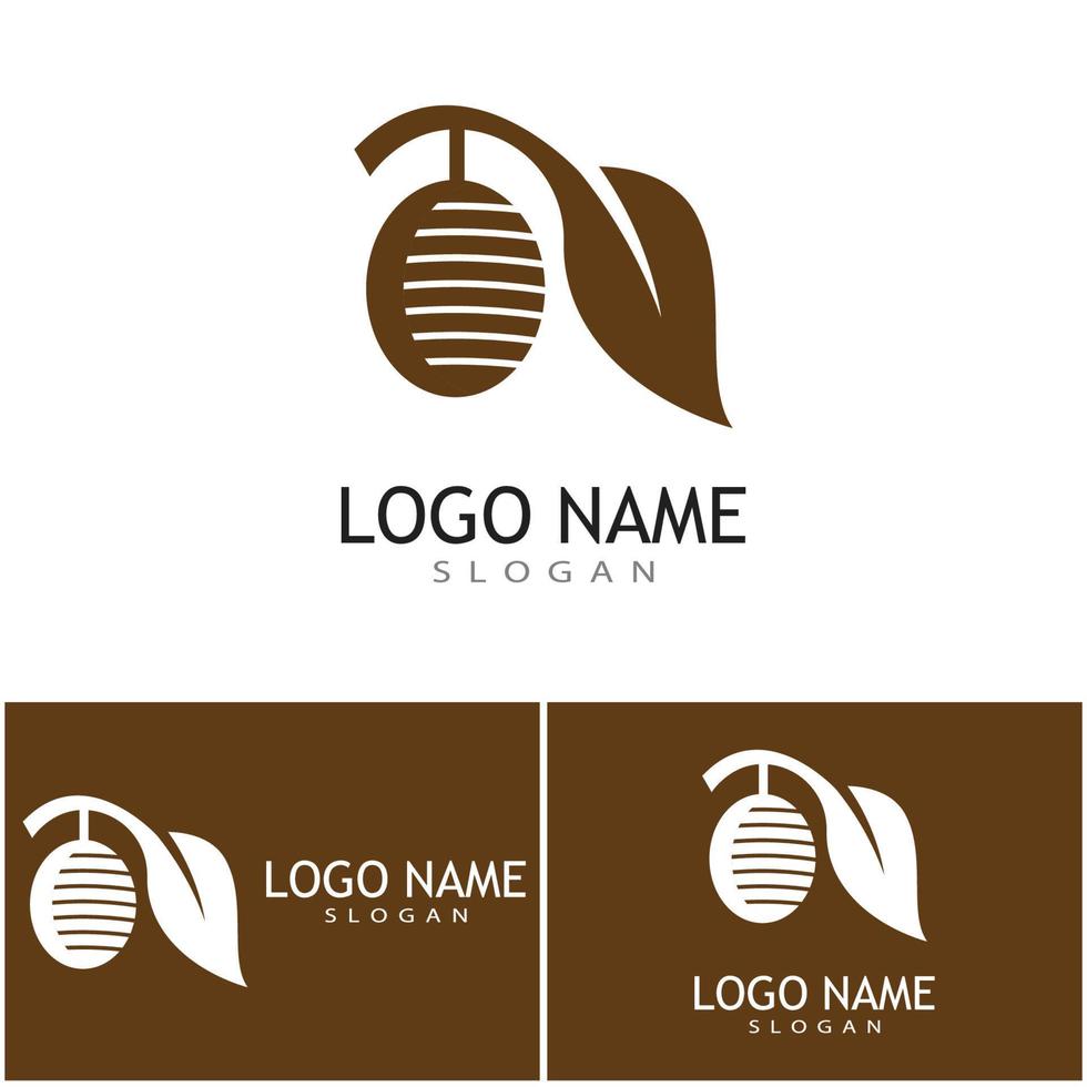 Cocoon illustration logo vector design