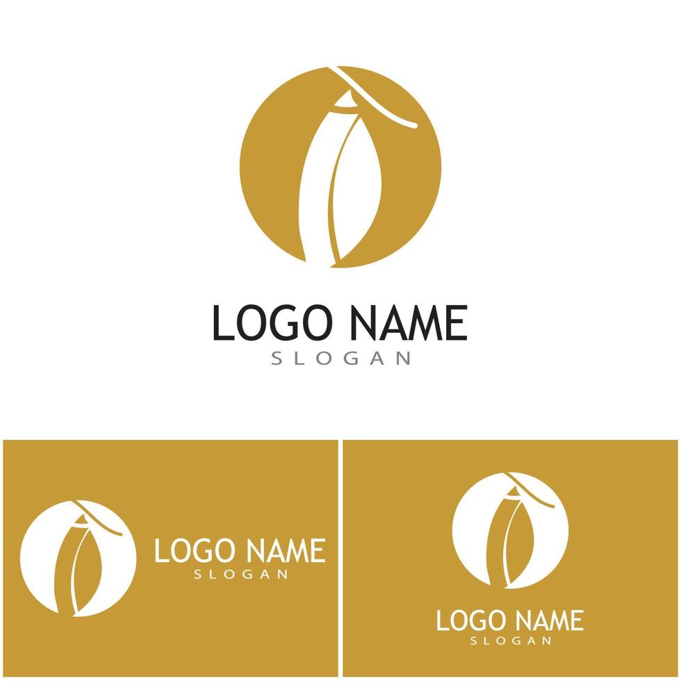 diseño de vector de logotipo de ilustración de capullo