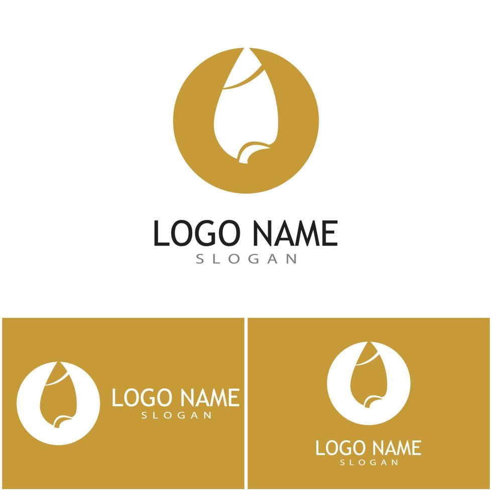 Cocoon illustration logo vector design