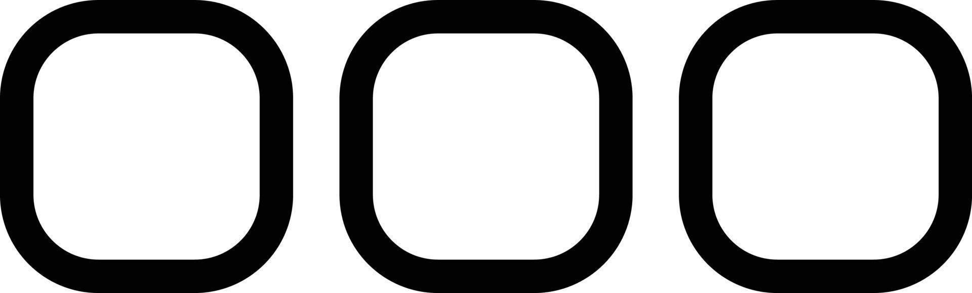 More Icon Style vector