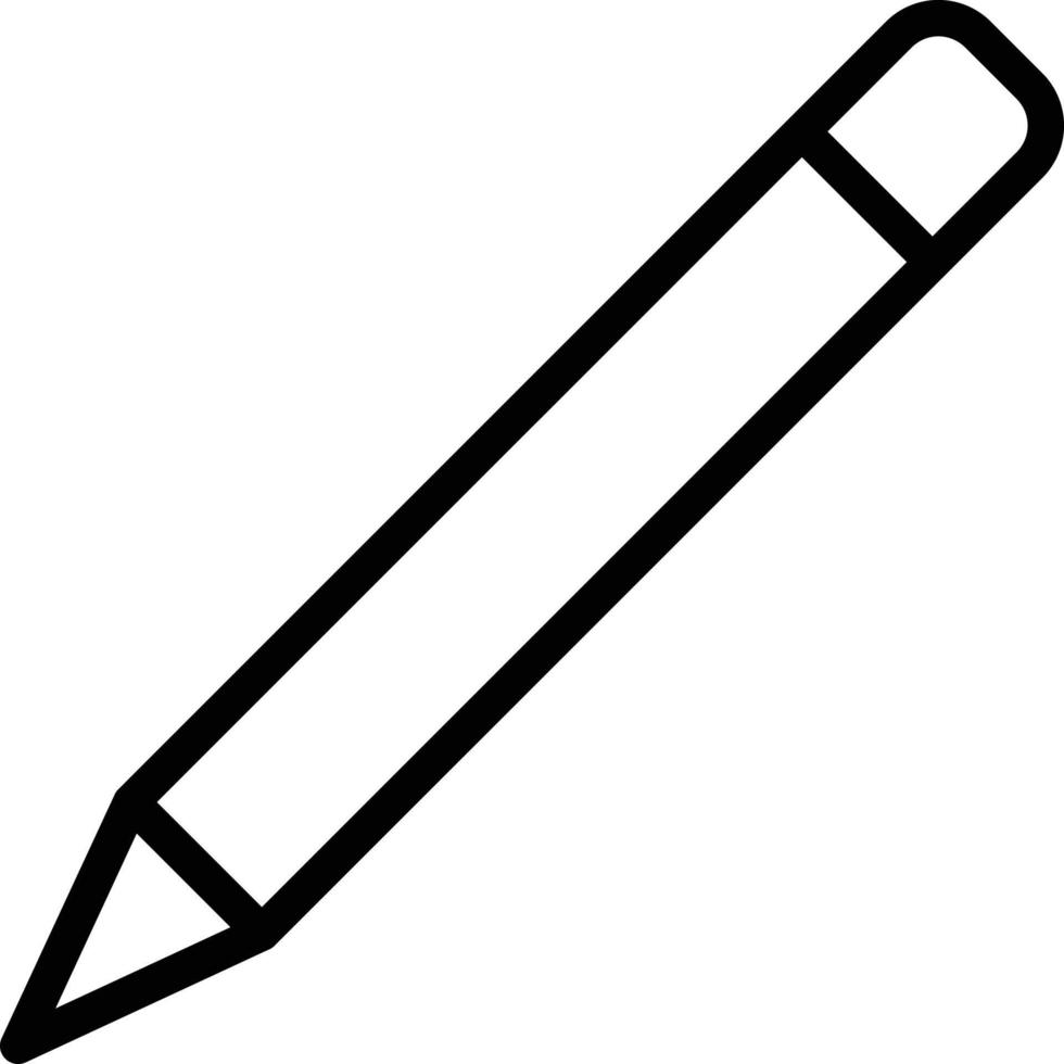 estilo de icono de lápiz vector