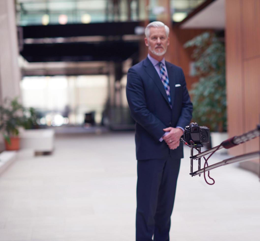 senior business man portrait photo