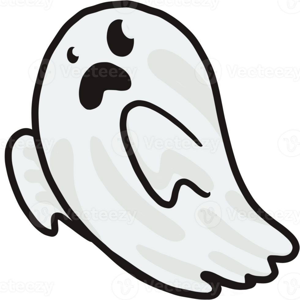 pequeno fantasma na festa de halloween png