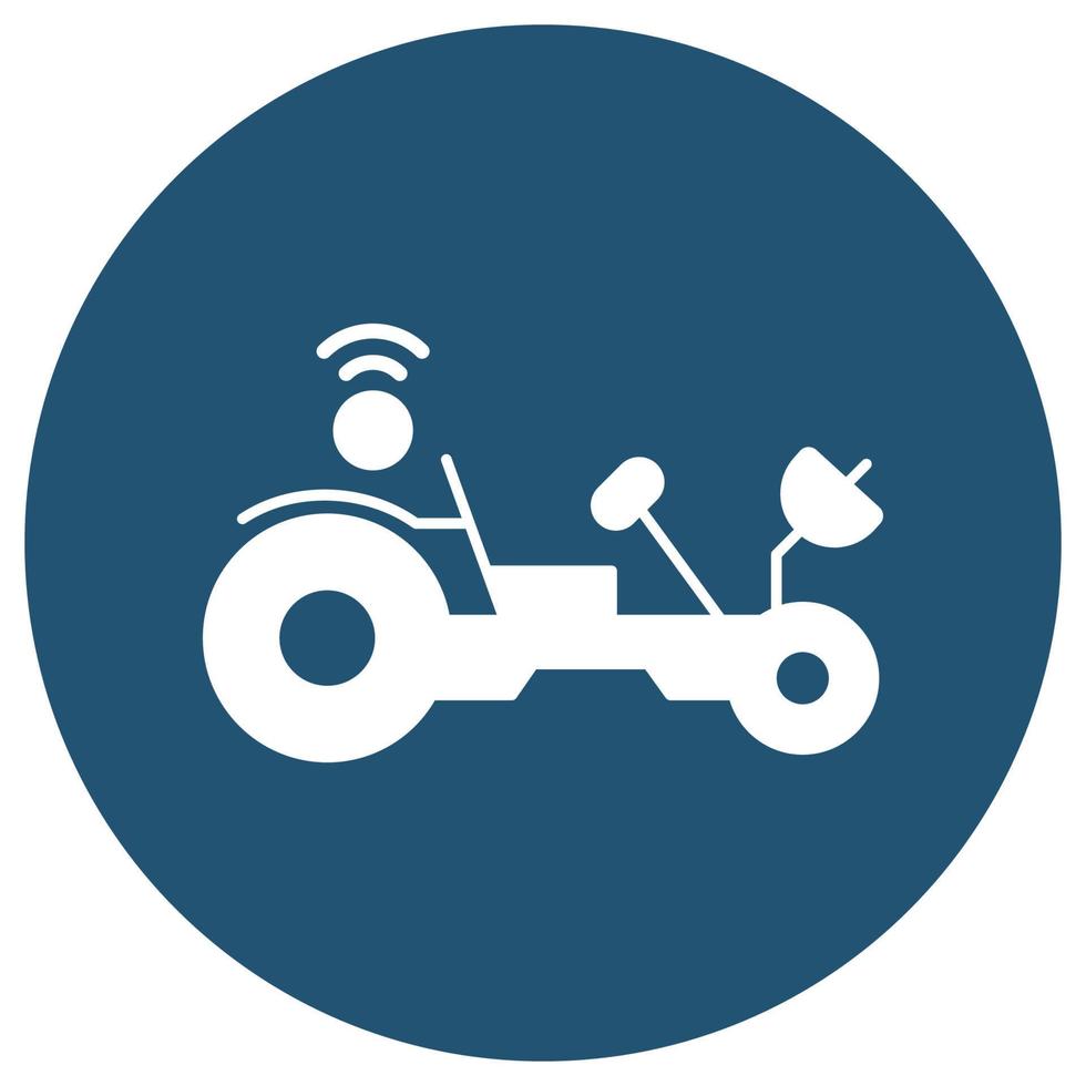 Lunar Rover Which Can Easily Modify Or Edit vector