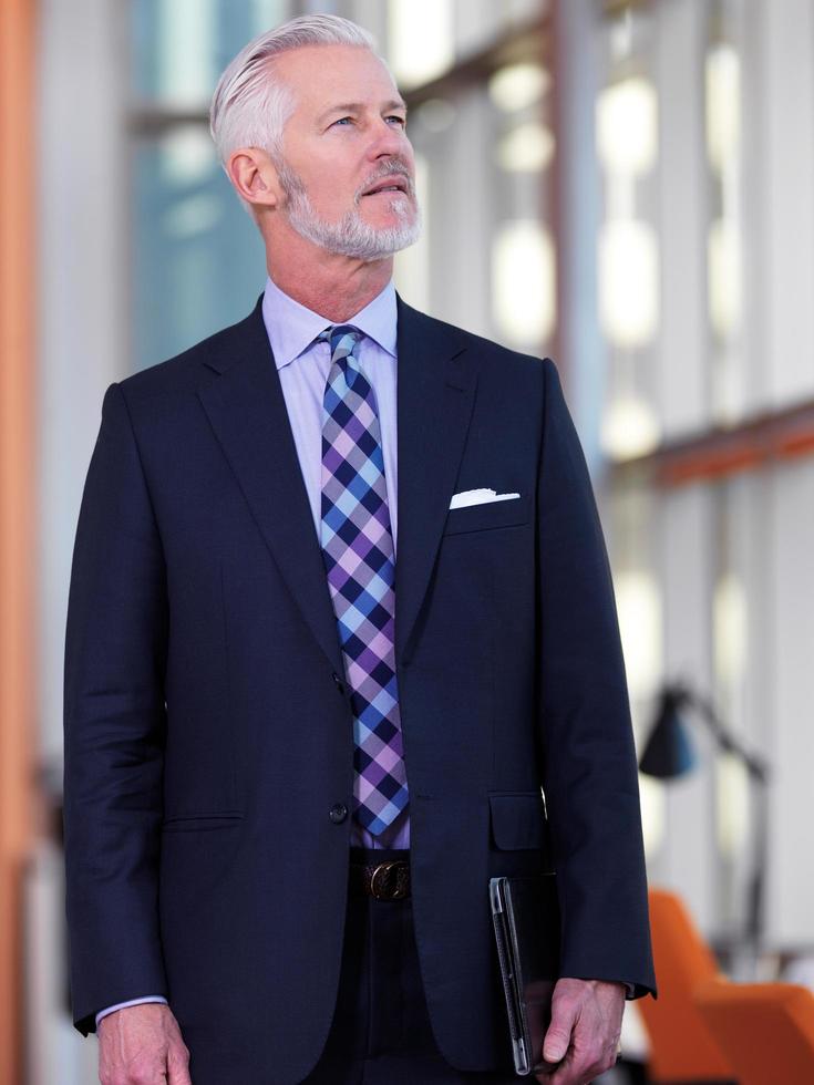 senior business man portrait photo