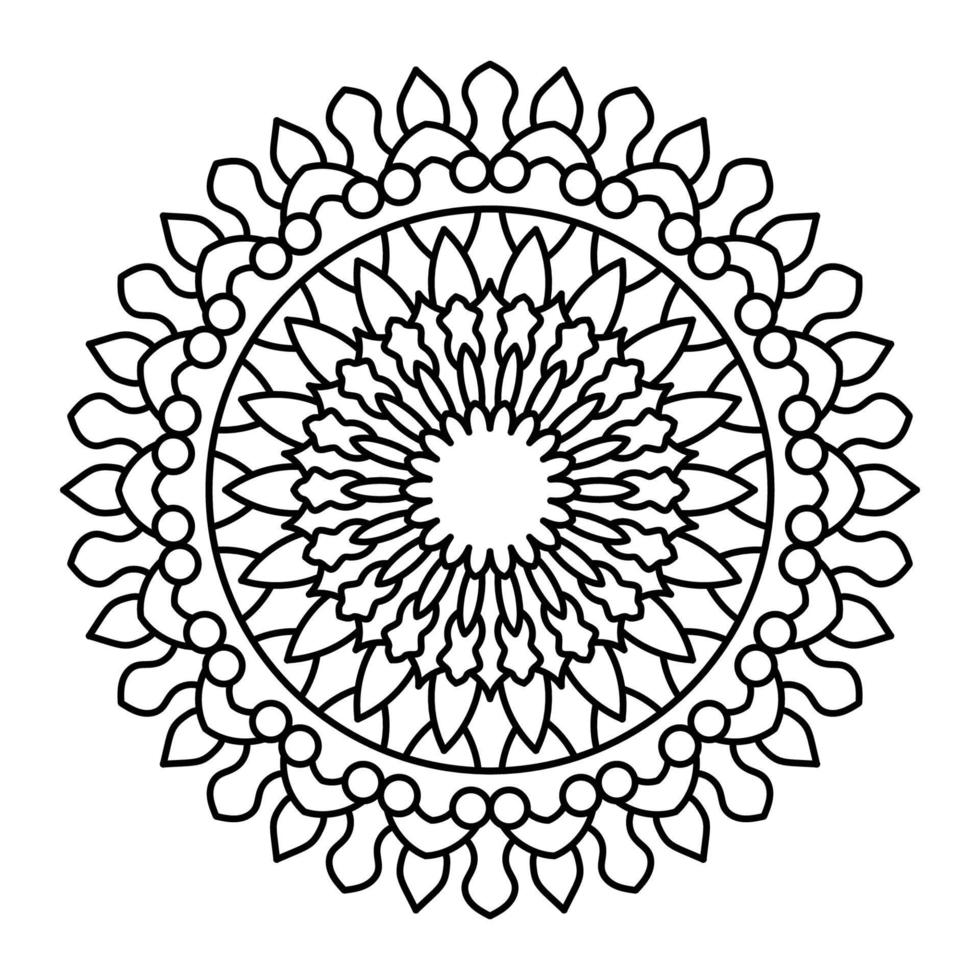 Mandala Art Illustration vector