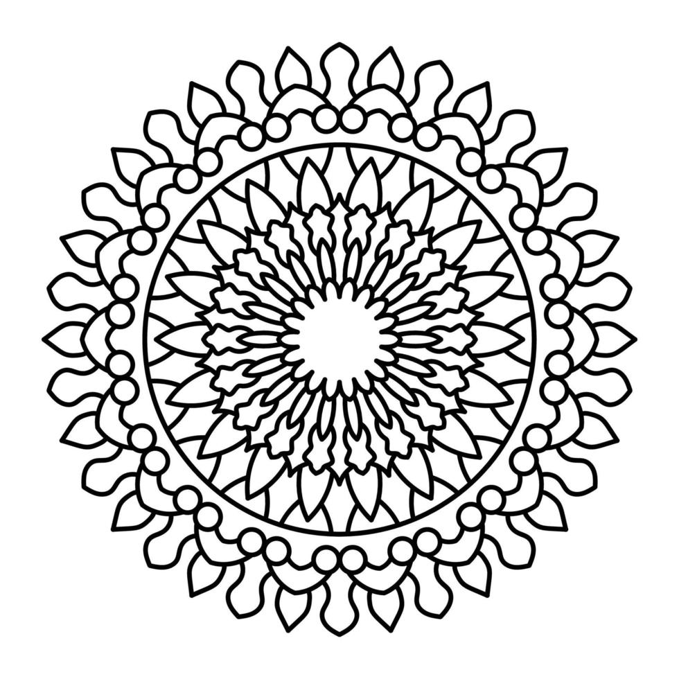 Mandala Art Illustration vector