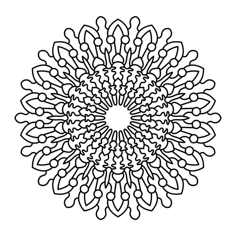 Mandala Art Illustration vector