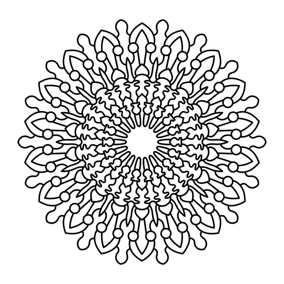 Mandala Art Illustration vector