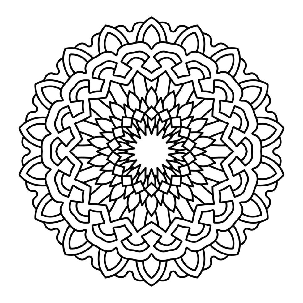 Mandala Art Illustration vector