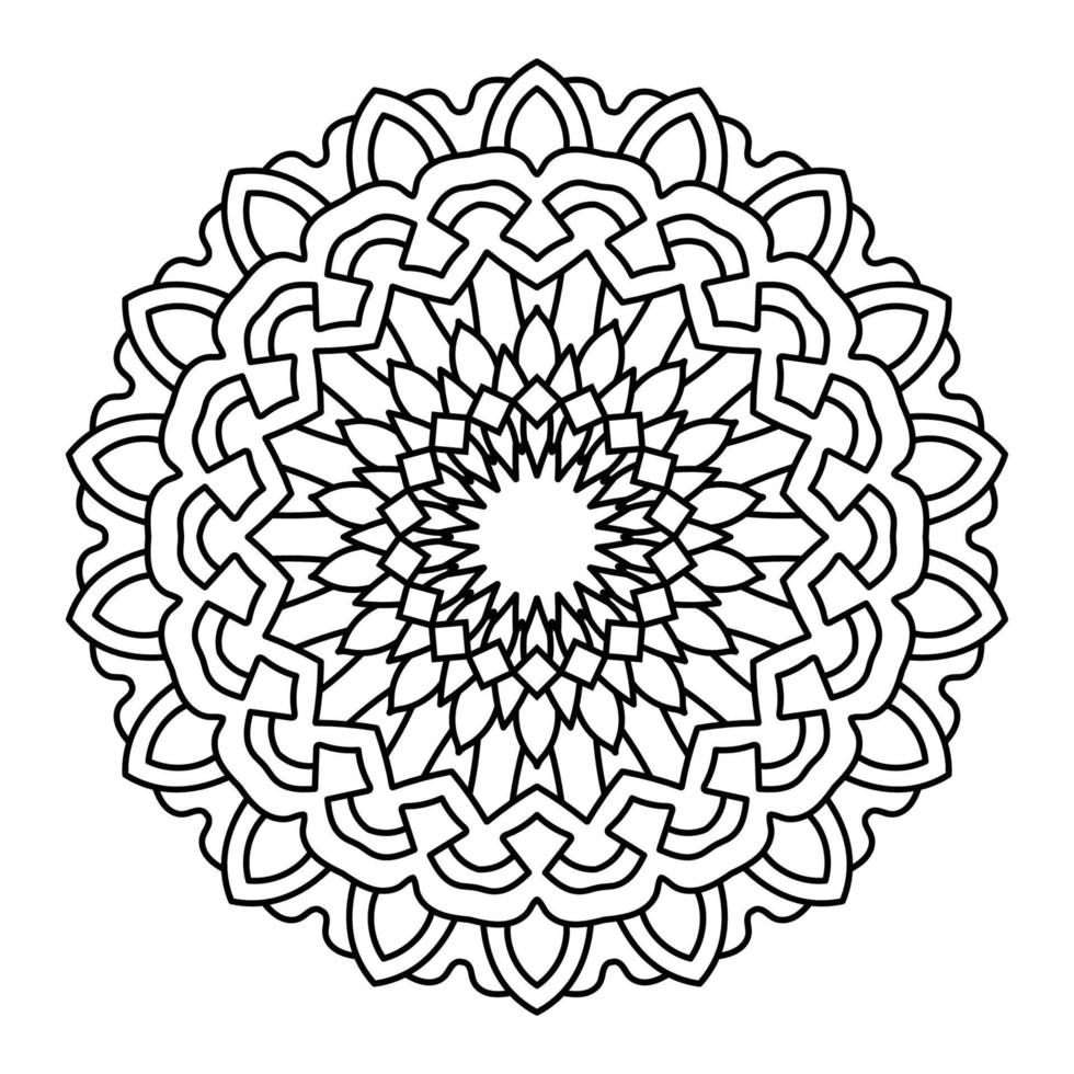 Mandala Art Illustration vector