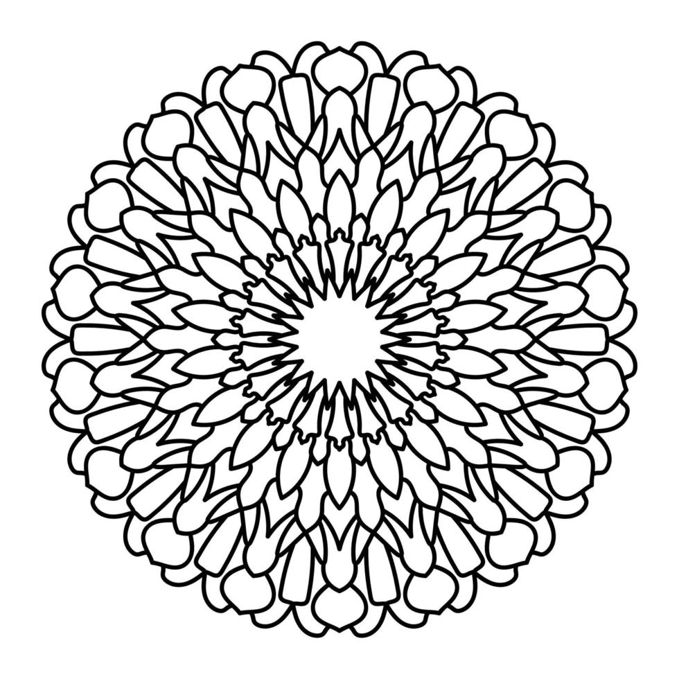 Mandala Art Illustration vector