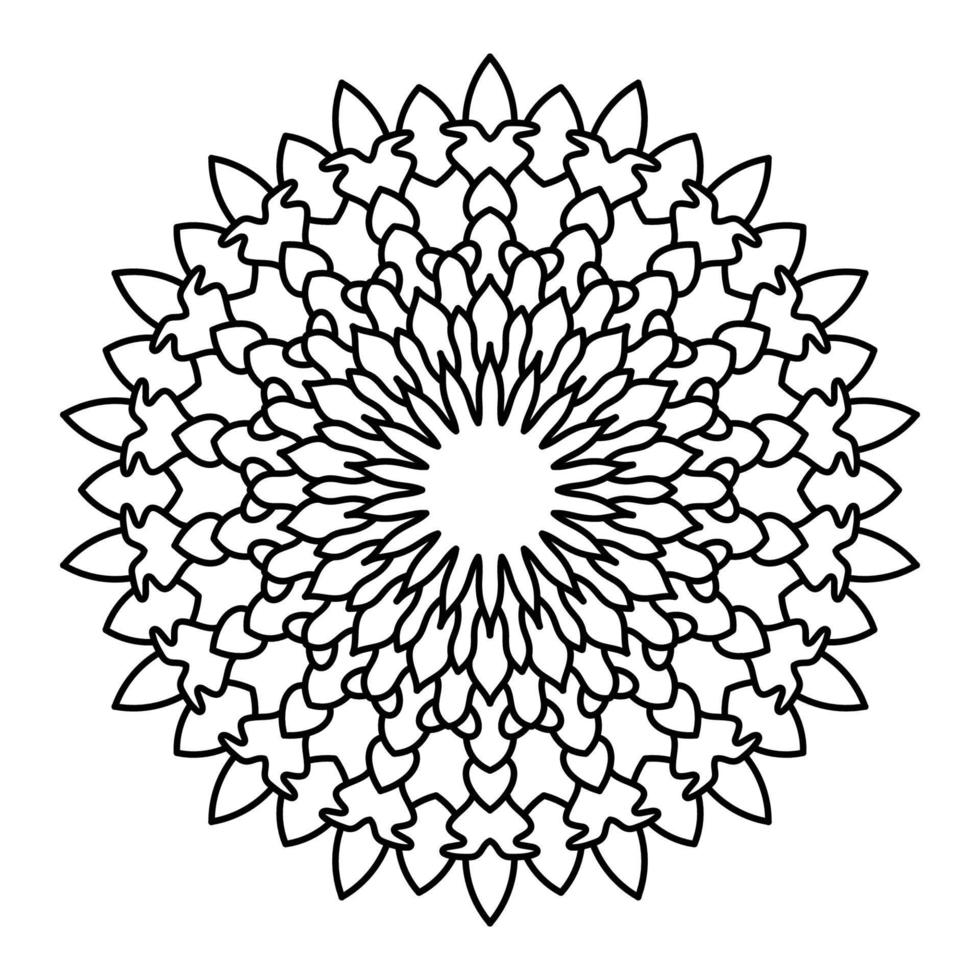 Mandala Art Illustration vector