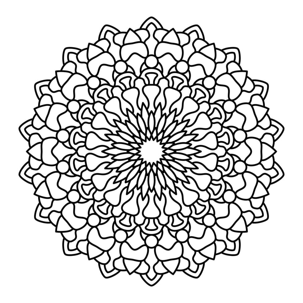 Mandala Art Illustration vector