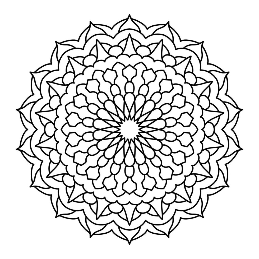 Mandala Art Illustration vector