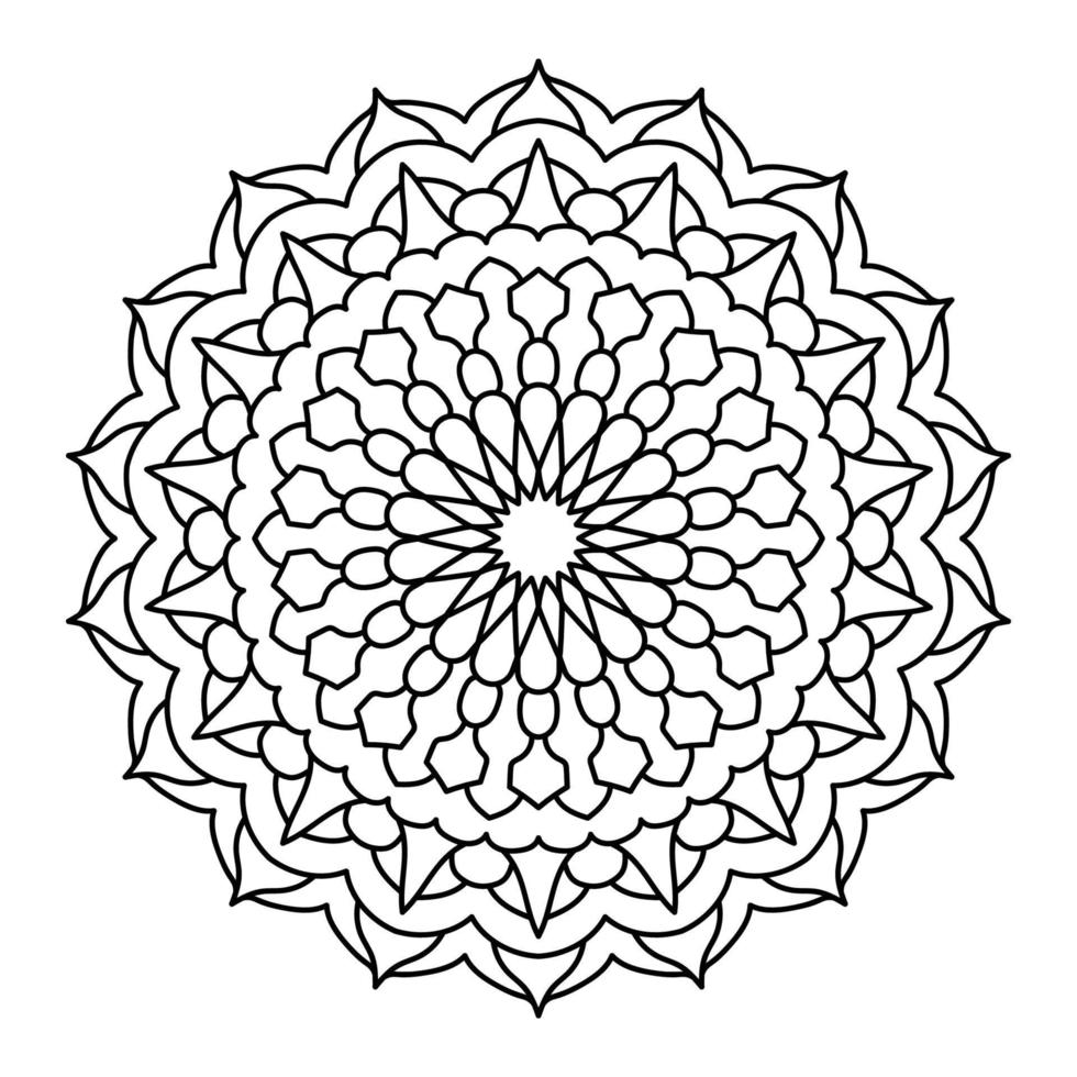 Mandala Art Illustration vector