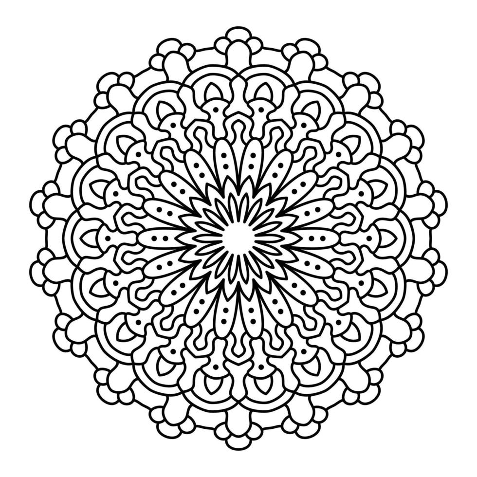 Mandala Art Illustration vector