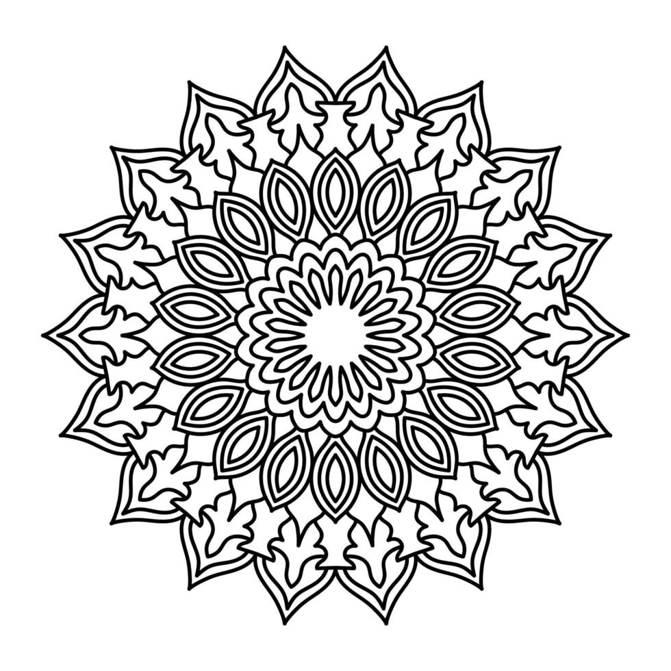 Mandala Art Illustration vector