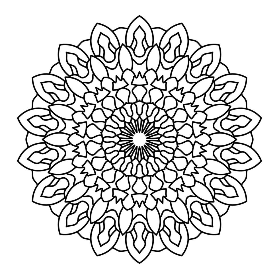 Mandala Art Illustration vector