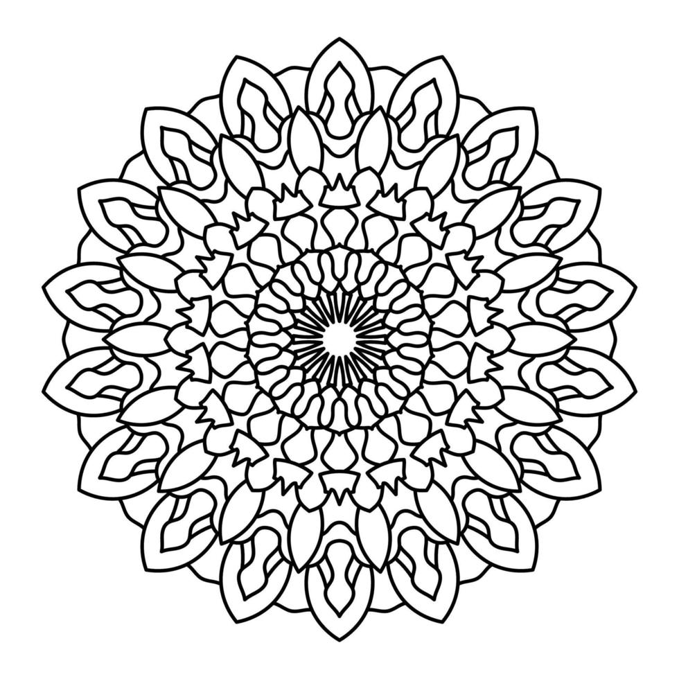 Mandala Art Illustration vector