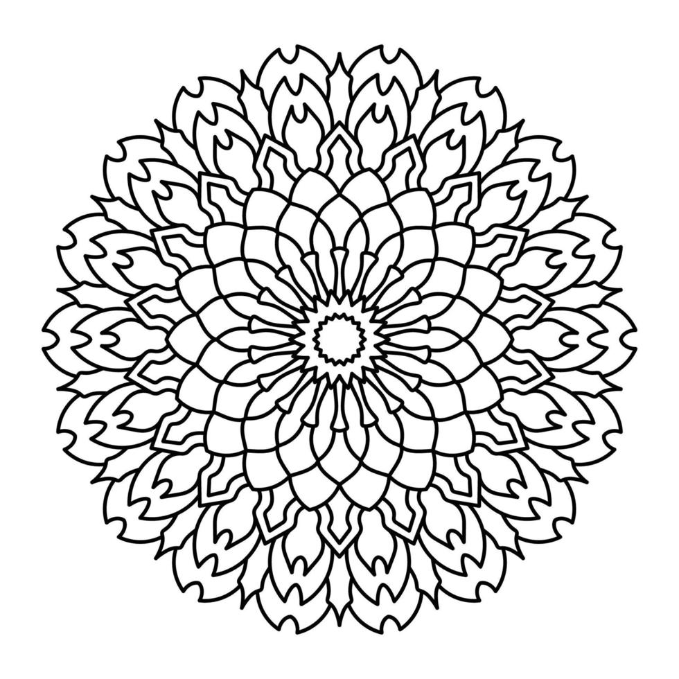 Mandala Art Illustration vector