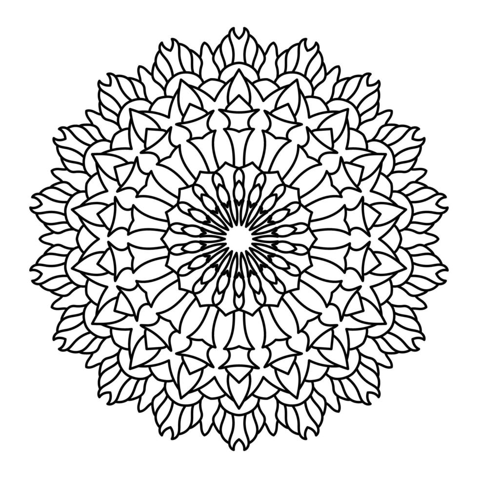 Mandala Art Illustration vector
