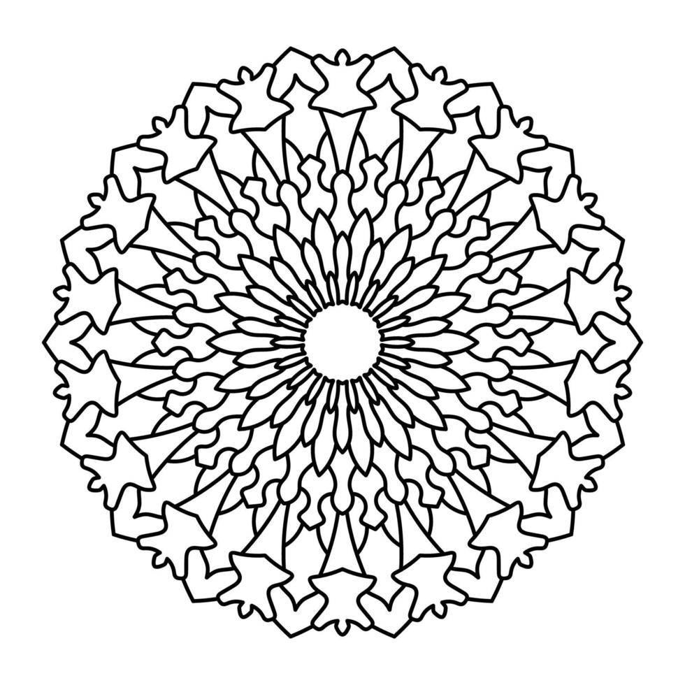 Mandala Art Illustration vector