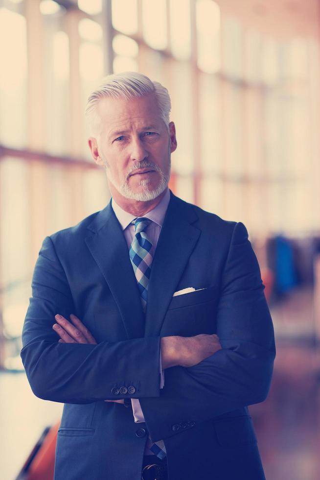 senior business man portrait photo