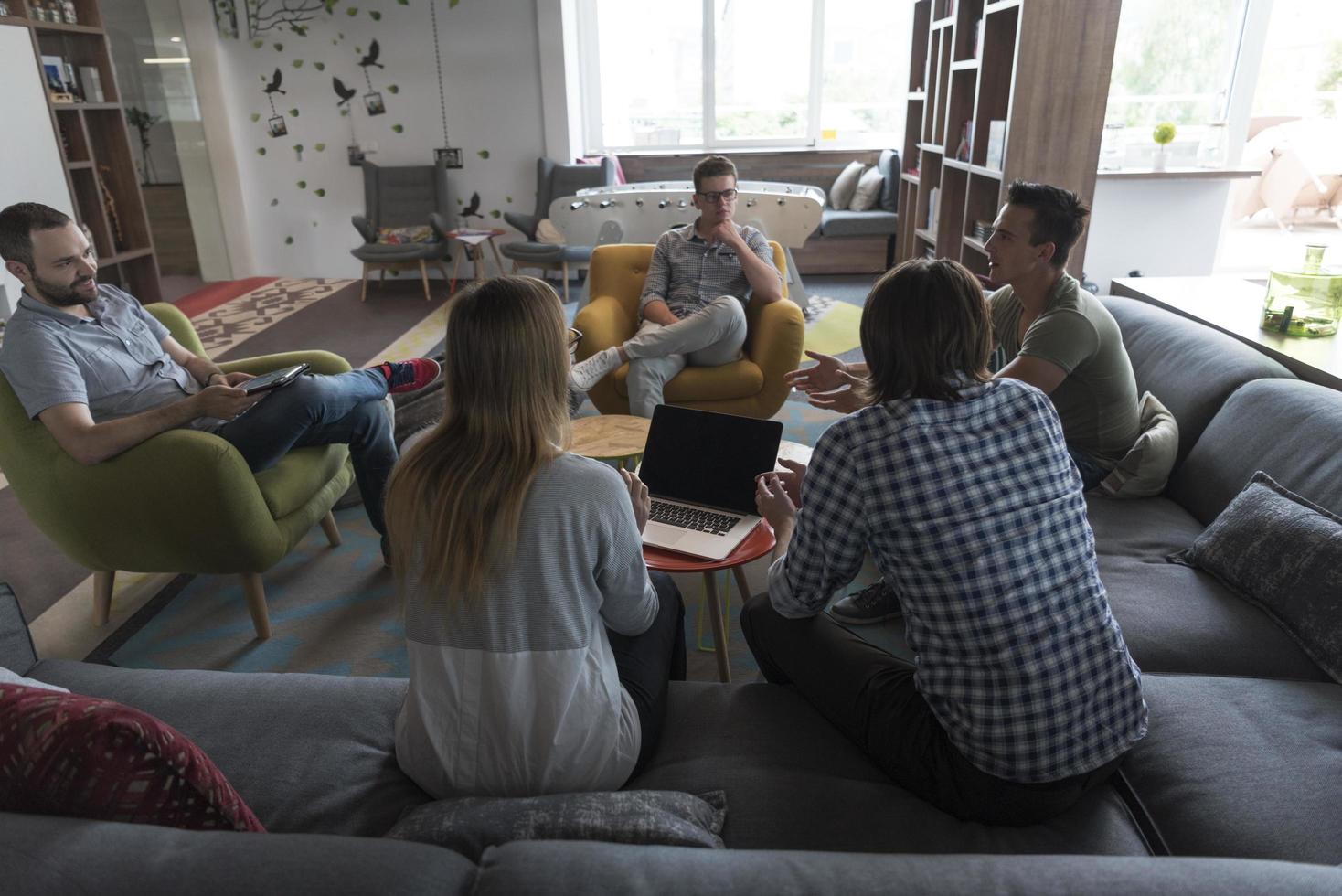 team meeting and brainstorming photo