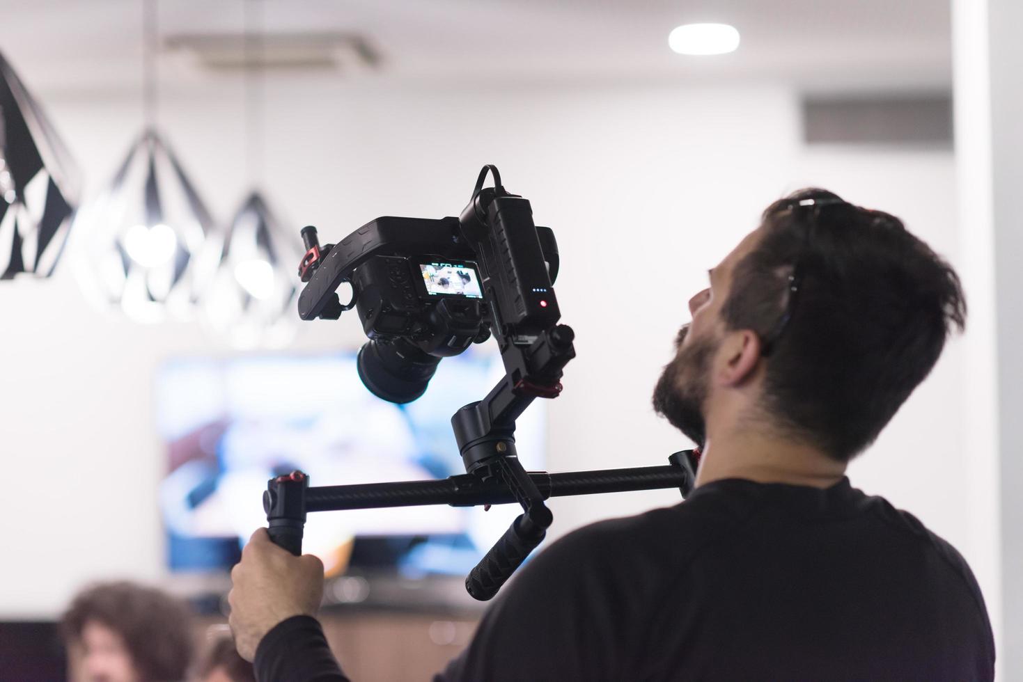 videographer at work photo